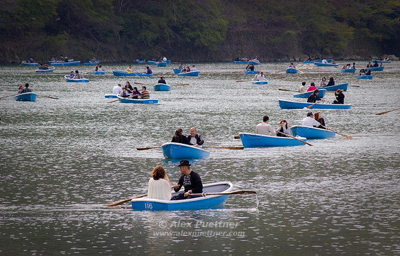 Lovers in Boats