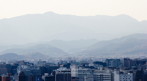 Kyoto and Mountains