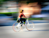 Girl on Bike