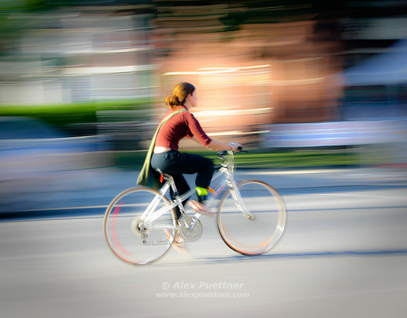 Girl on Bike