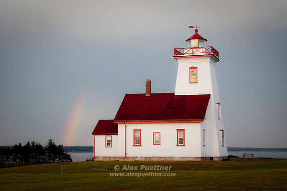Lighthouse and Rainbow